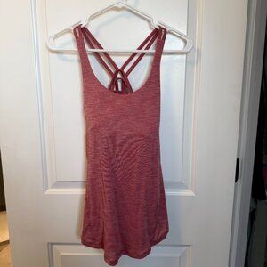 Lululemon Misty Merlot Moment to Movement 2 in 1 Athletic Tank Top Size 4